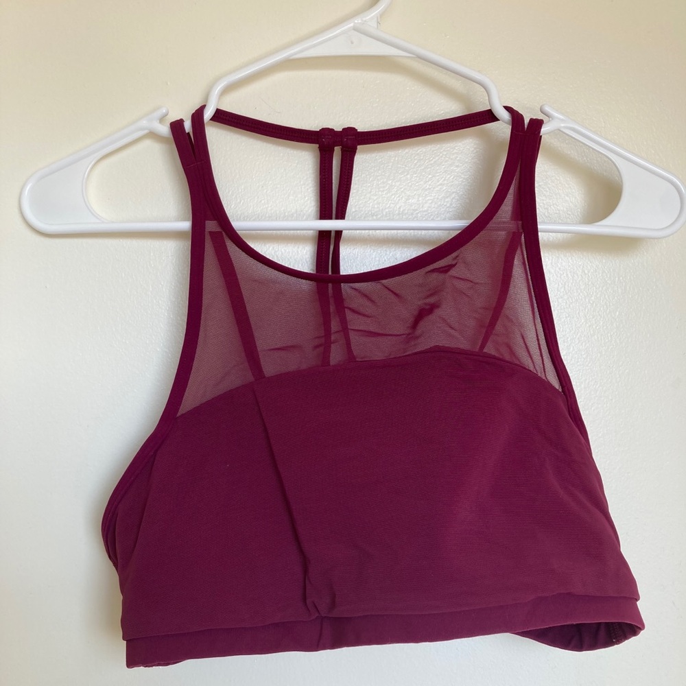 Lululemon Mesh Strappy Sports Bra